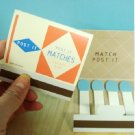 Fun Matchstick Sticky Scrapbook Paper Note Pad