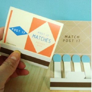 Fun Matchstick Sticky Scrapbook Paper Note Pad
