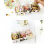 Jetoy Pink Black White Cats Animal Plastic Cube Storage Gift Box 5's