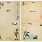 Wizard Of Oz Dorothy Small Postcard Greeting Card 2's 07 / 08