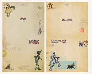 Wizard Of Oz Dorothy Small Postcard Greeting Card 2's 07 / 08