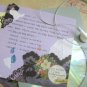 Vintage Style Shabby Chic Purple Flower Butterfly Lace Letterset Letter Set