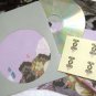 Vintage Style Shabby Chic Purple Flower Butterfly Lace Letterset Letter Set