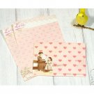 Pink Retro Childhood Sweetheart Love Letterset Letter Set