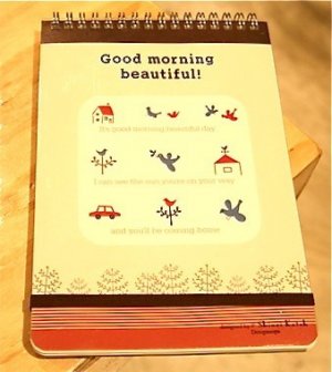 Shinzi Katoh House Bird Beautiful Day Medium Sketch Pad Notebook
