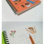 Retro Surreal Flowers Character Animal Journal Notebook Scrapbook