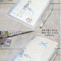 Zakka Blue Country Lace Scrapbook Notebook Journal With Folder