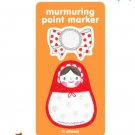 Zakka Russian Doll Ribbon Bow Cartoon Sticky It Memo Note Pad Set