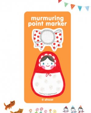 Zakka Russian Doll Ribbon Bow Cartoon Sticky It Memo Note Pad Set