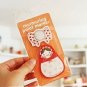 Zakka Russian Doll Ribbon Bow Cartoon Sticky It Memo Note Pad Set