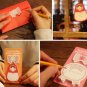Zakka Russian Doll Ribbon Bow Cartoon Sticky It Memo Note Pad Set