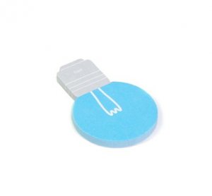 Blue Light Bulb Moment Small Sticky Scrapbook Paper Note Pad