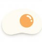 Fun Eggs Food Shape Sticky Scrapbook Paper Note Pad