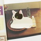 Jetoy Black White Kitten Cat Animal Sticky Scrapbook Paper Note Pad