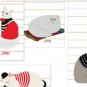 Jetoy Cats 2 In 1 Small Notebook Sketchbook Journal - Bunny And Apple
