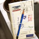 Retro Postal Airmail Stamp Stickers Travel Notebook Journal