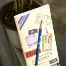 Retro Postal Airmail Tags Labels Stickers Travel Notebook Journal