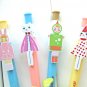 Kawaii Rabbit Cat Robot Cartoon Ballpoint Pens 4's - Set B