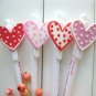 Zakka Bird Hearts Animal Message Ballpoint Pens 4's