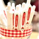 Cute Strawberry Fruit Girl Cheer Up Ballpoint Pen