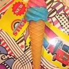 Kawaii BIG Strawberry Vanilla Ice Cream Cone Food Ballpoint Pen