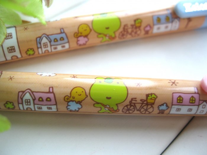 Kawaii Japanese Green Frog House Cartoon Ballpoint Pens