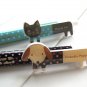 Kawaii Cat Rabbit Bear Dog Polka Dots Animal Colorful Ballpoint Pens 4's