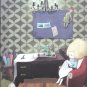 Surreal Little Girl Her Sewing Room Notebook Journal