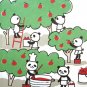 Kawaii Panda Bear Apples Cartoon Artbox SMALL Notebook Journal