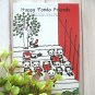Kawaii Panda Bear At School Cartoon Artbox SMALL Notebook Journal