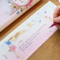 Jetoy Cats Rose Flower Garden Greeting Card Letter Set With Plastic Gift Box Set
