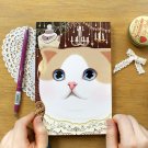 Jetoy Retro Vintage Style Cat Line Notebook Journal - Chandelier