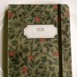Soothing Brown Red Herb Flower Leaves Handheld Journal Notebook