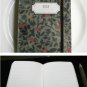 Soothing Brown Red Herb Flower Leaves Handheld Journal Notebook