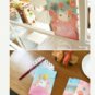 Jetoy Cat Rose Flower Garden Letter Set Letterset