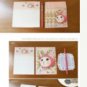 Jetoy Cat Garden Flowers Letter Set Letterset