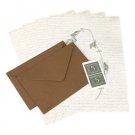 Retro Zakka Cursive Nature Leaf Letter Set Letterset