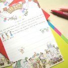 Kawaii Colorful Carnival Circus Animals Letter Set Letterset