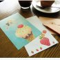 Zakka Colorful Girl Ice Cream Cherry Cat Letter Set Letterset