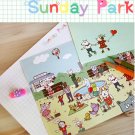 Kawaii Colorful Animals At A Carnival Letter Set Letterset
