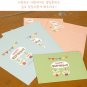 Kawaii Colorful Rabbit Happy Birthday Letter Set Letterset