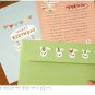 Kawaii Colorful Rabbit Happy Birthday Letter Set Letterset