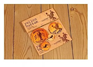 Retro Bird Photograhy Deer Dance Badges Button Pins