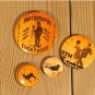 Retro Bird Photograhy Deer Dance Badges Button Pins
