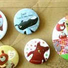 Kawaii Colorful Bear Doll Soft Toy Pins Badge