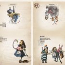 Alice In Wonderland Small Postcard Greeting Card 2 Cards Design 05 / 06
