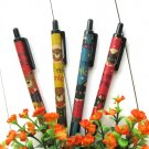 Cartoon Bear Cat Animal Recycled Paper Ballpoint Pens 4's