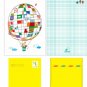 Zakka Colorful Hot Air Balloon Animal Letter Set Letterset