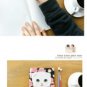 Jetoy White Cat Rose Cake Line Slim Notebook Journal - Sha Sha