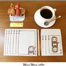 Jetoy Cat Playing Cards Flowers Ace Letter Set Letterset